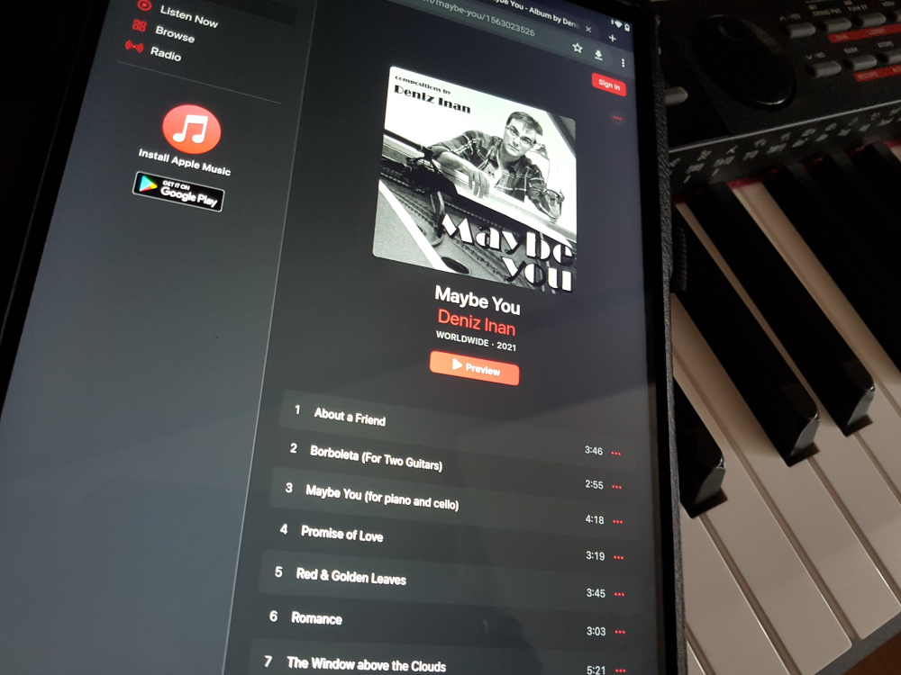 Itunes, Apple Music, Spotify - Deniz Inan | Composer & Arranger